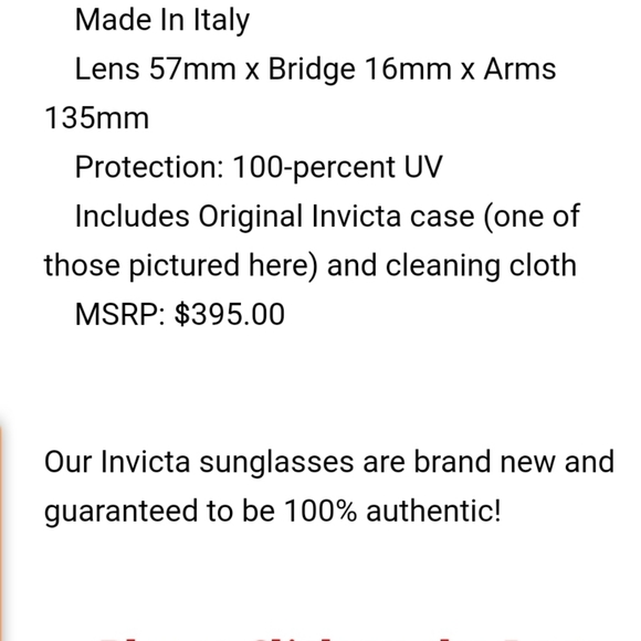 😎INVOCTA Corduba Cosmo Black/Gray Lens Filigree Sunglasses - Picture 15 of 15